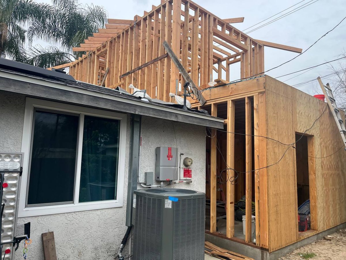 ADU construction and home additions