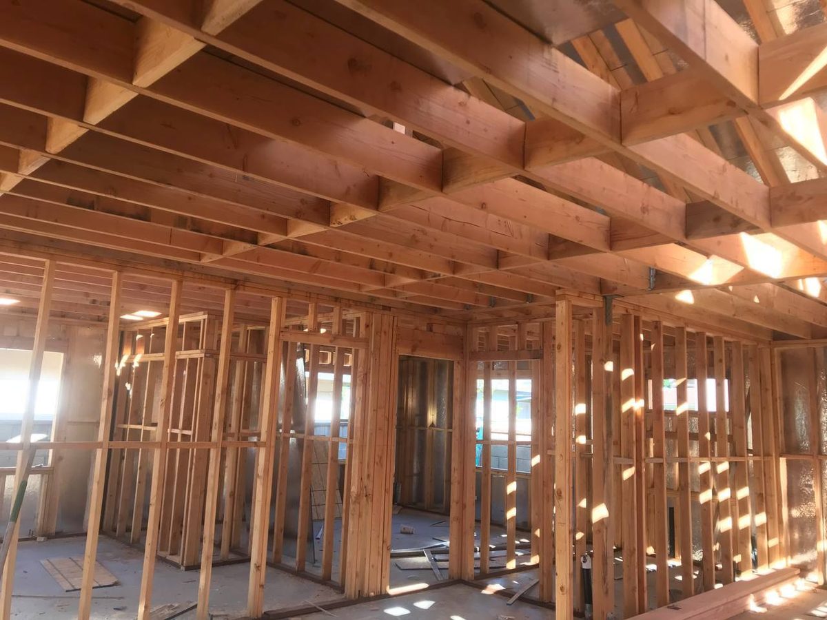 Full home rebuild – interior framing
