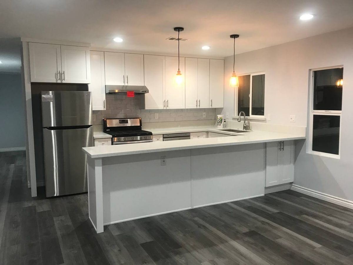 Kitchen remodel – dark cabinet kitchen, Arcadia CA
