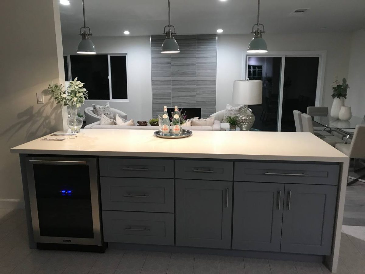 Living room remodel – fireplace and built-ins, Arcadia CA