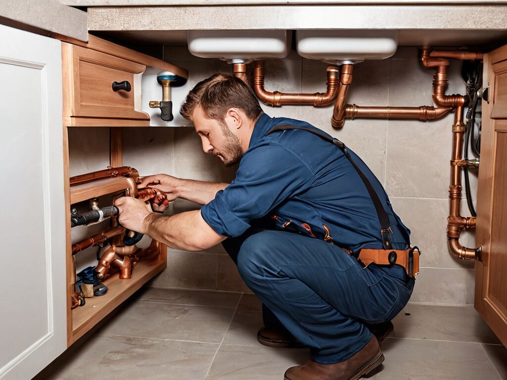 Plumbing rough-in for bathroom remodel
